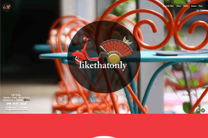 Like That Only website preview